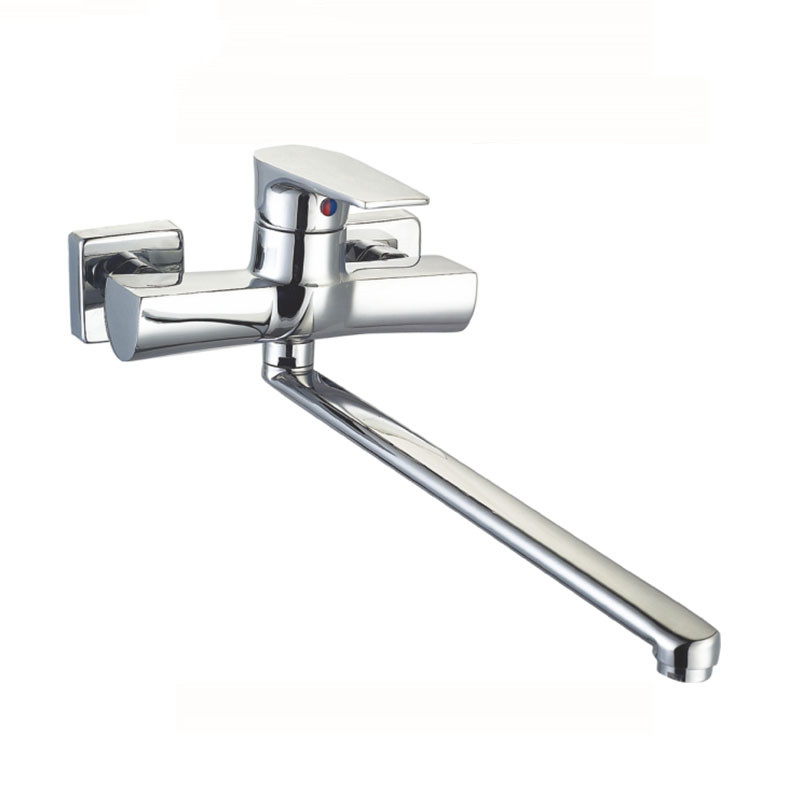 Mezclador de lavabo de pared cuadrado KM2164